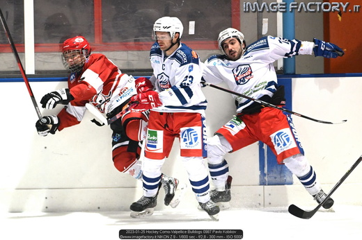 2023-01-25 Hockey Como-Valpellice Bulldogs 0987 Pavlo Kobikov